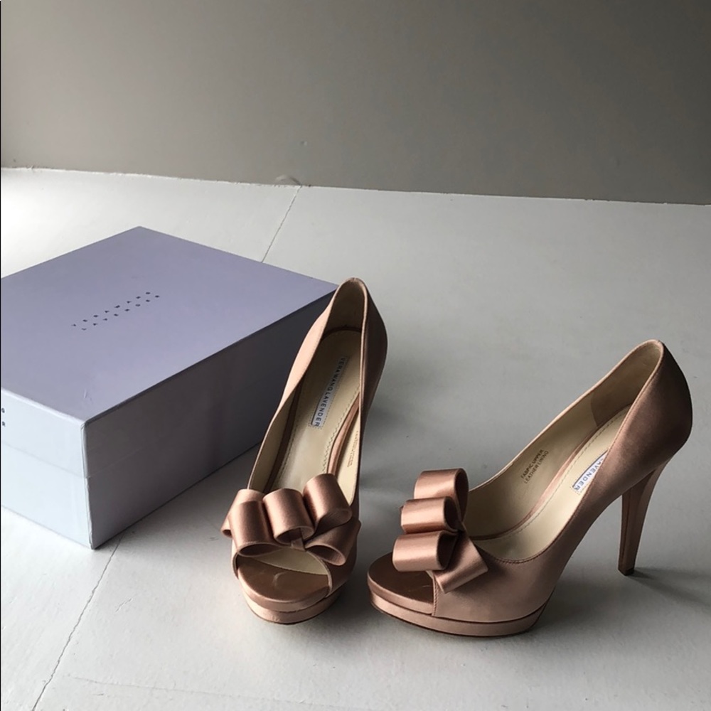 Vera Wang Satin Heels